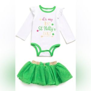 Baby Koala St. Patricks Outfift 
0/3 months